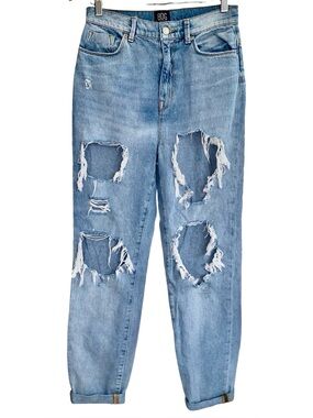 Urban Outfitters BDG High Rise Destroyed Mom Jeans Size 27